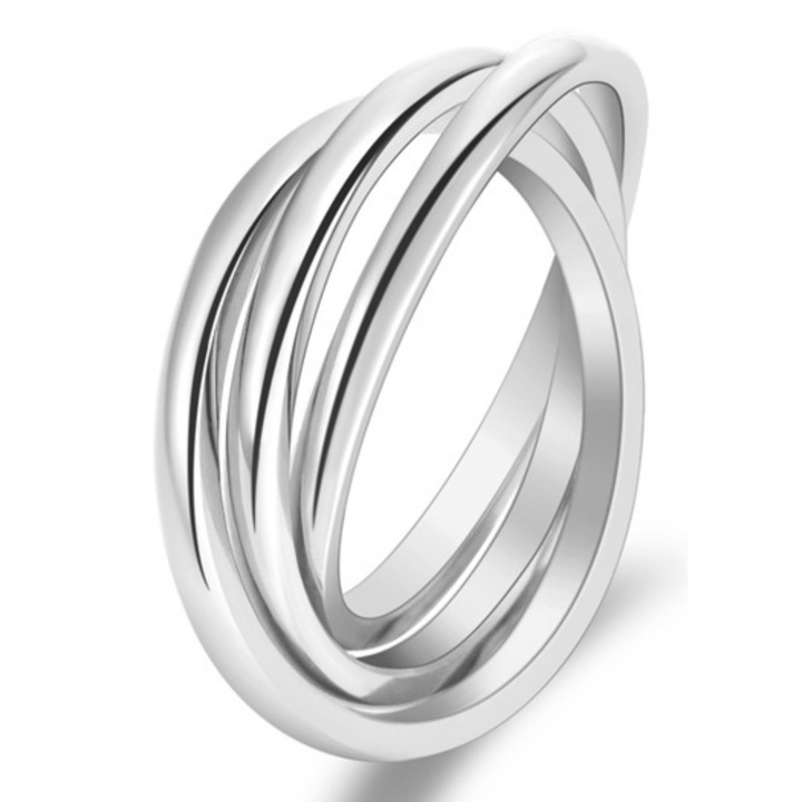 Inel Fidget Argintiu masuradwqf, Argintiu