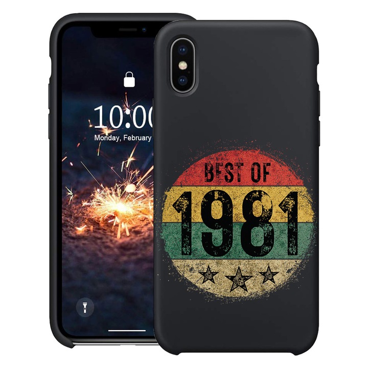 BestCase® Husa Slim Silicon pentru Apple iPhone 16e, Best Of 1981, 1992024 B 1914