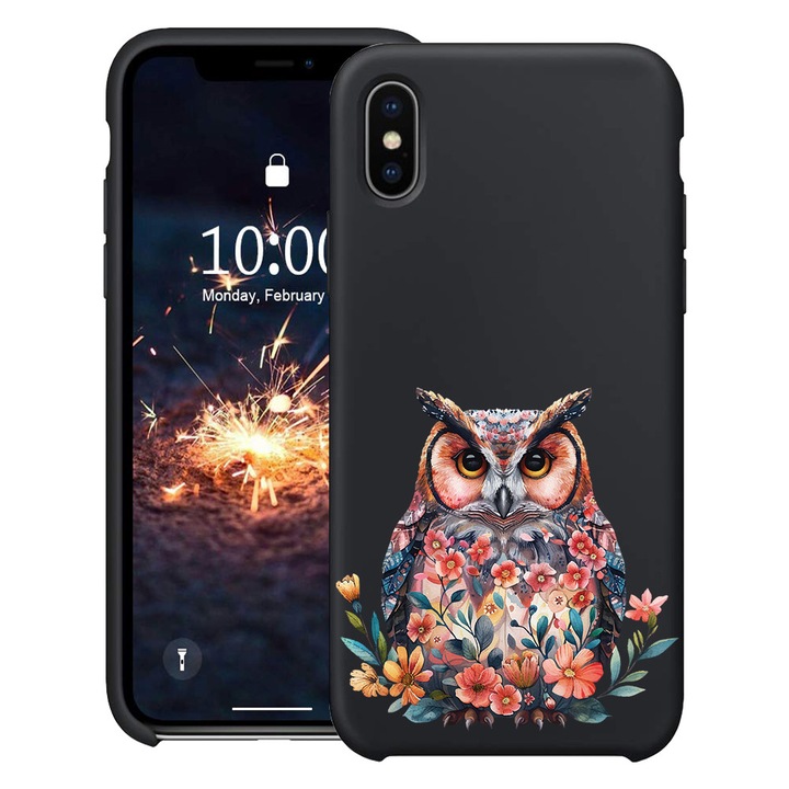 BestCase® Husa Slim Silicon pentru Apple iPhone 16e, OWL, 1992024 B 1879