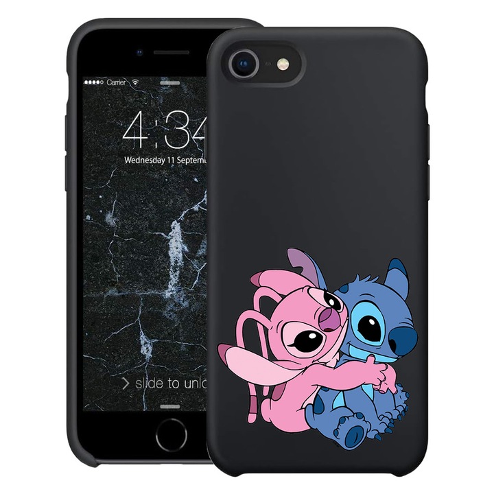 BestCase® Husa Slim Silicon pentru Apple iPhone SE 3 / SE 2 / 7 / 8, Angel Hugging Stitch, 1396527 B 1842