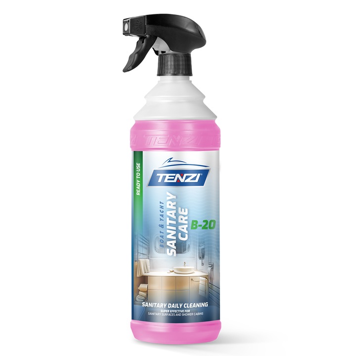Detergent universal Tenzi Boat Sanitary Care B-20, 1L, curatare eficienta, eliminare calcar, multicolor