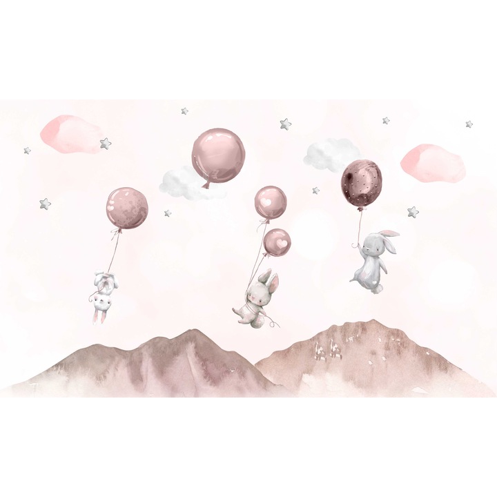 Husa magnetica pentru calorifere, Naklejkomania, roz, 60x100cm