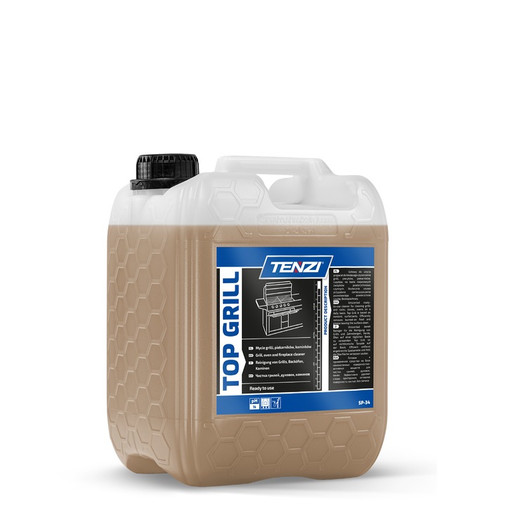 Solutie de curatare pentru gratare si cuptoare Tenzi, 5L, fara miros neplacut