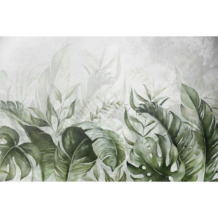 Husa magnetica pentru calorifere, Naklejkomania, frunze, 60x100cm