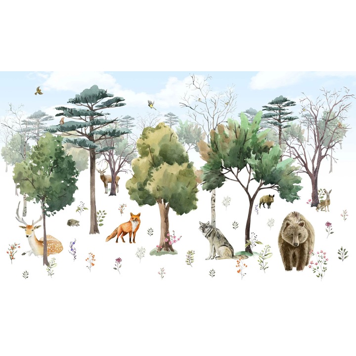 Masca decorativa pentru calorifer, Naklejkomania, 60x100cm, montare magnetica, protectie impotriva zgarieturilor