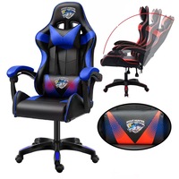Scaun de gaming, scaun de birou pivotant pentru computer si gamer + MASAJ PENTRU SPATE