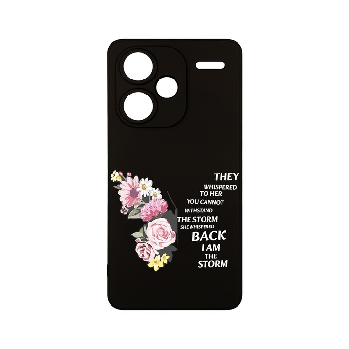 BestCase® Husa Premium Silicon pentru Xiaomi Redmi Note 13 Pro Plus 5G, Eu Sunt Furtuna, 1736181 PB 1848