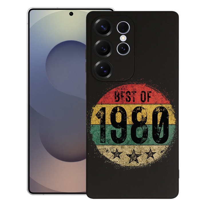 BestCase® Husa Premium Silicon pentru Samsung Galaxy S25 Ultra, Best Of 1980, 1938308 PB 1913