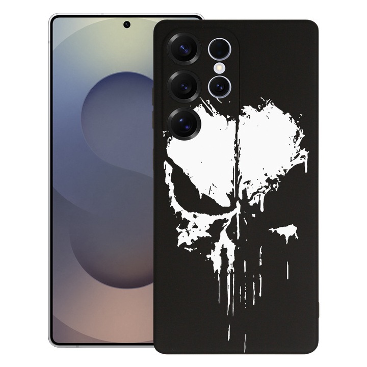 BestCase® Husa Premium Silicon pentru Samsung Galaxy S25 Ultra, Punisher, 1938308 PB 1885