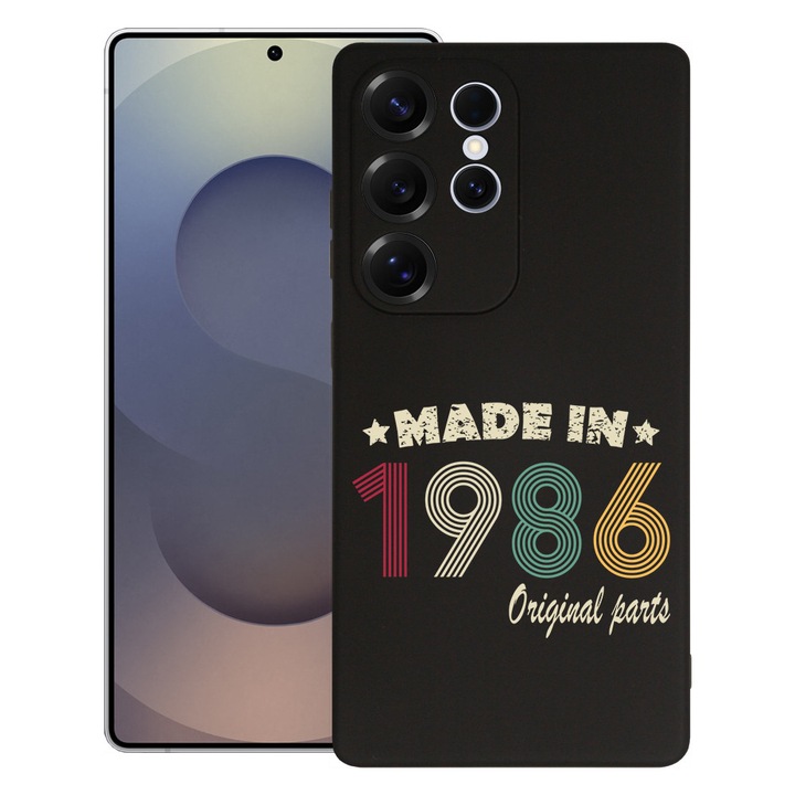 BestCase® Husa TPU Ultra Slim Compatibila cu Samsung Galaxy S26 Ultra, Original Parts 1986, Protectie Camera, Rezistenta la uzura, 3145695 B 2003