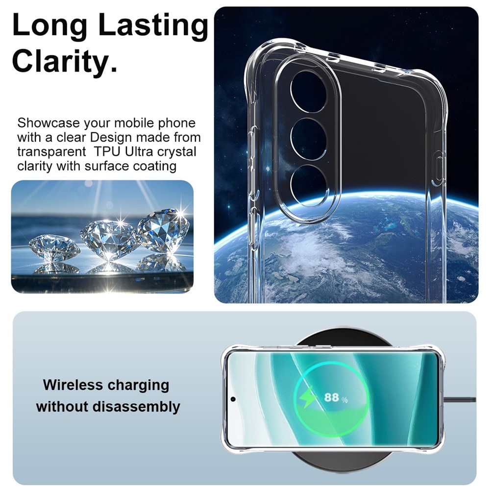 Husa pentru OnePlus Nord 5 Slim Anti-Shock 1.5mm reinforced 4 corners Transparent