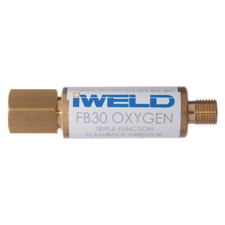 Iweld пламъчен предпазител за FB30 (1030) G3/8" кислороден редуктор