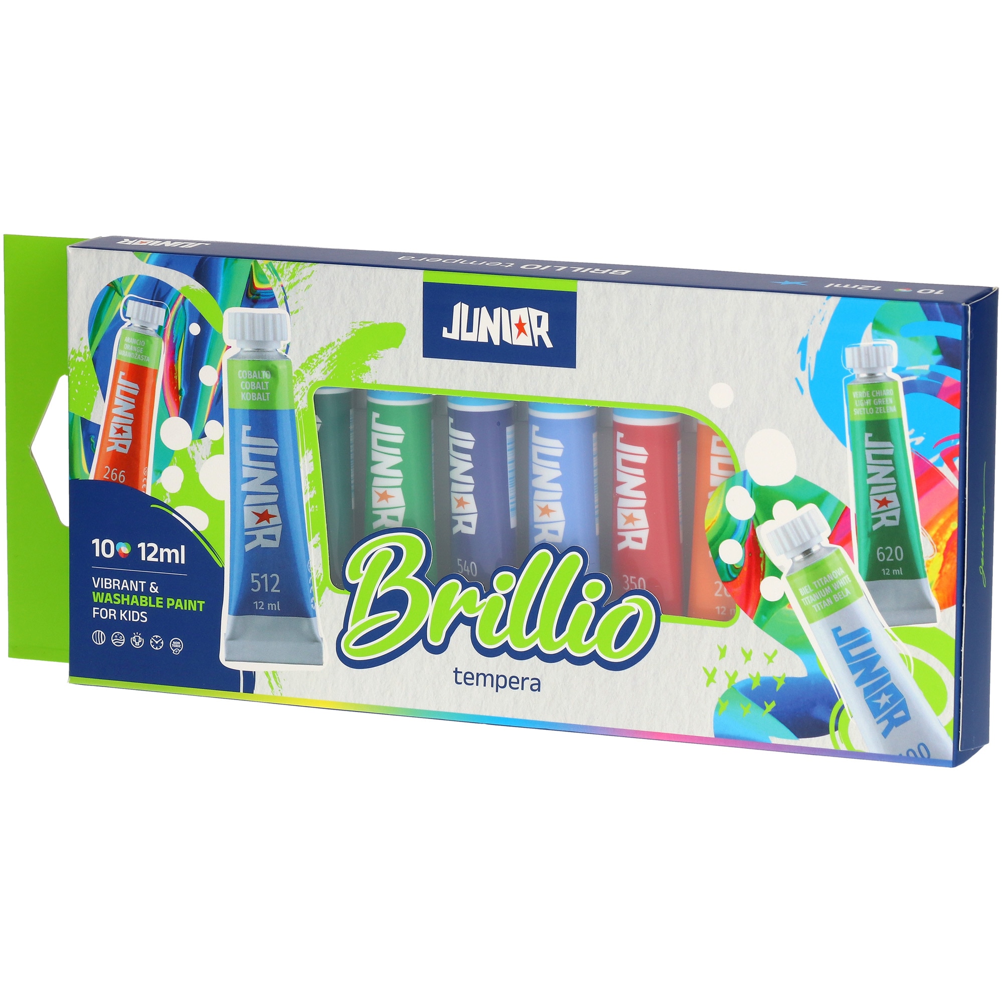 Tempera 12 ml 10 culori Junior