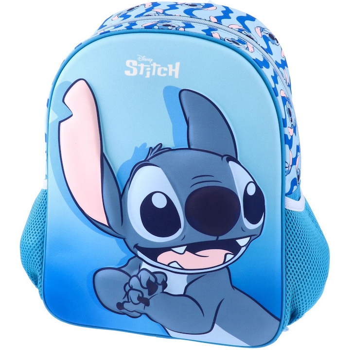 Rucsac 3D Stitch Waves blue 35 x 30 x 12 cm