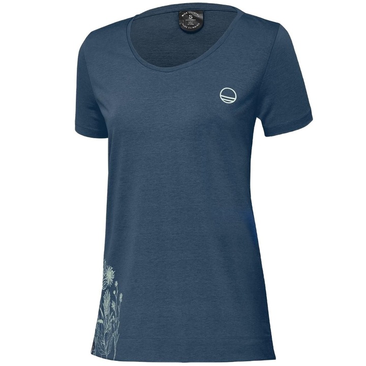 Tricou dama Wild Country Flow Bleumarin, Bleumarin