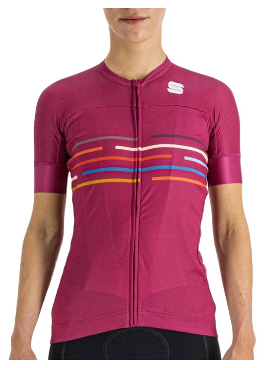 Tricou ciclism dama Sportful Velodrome Roz, Roz