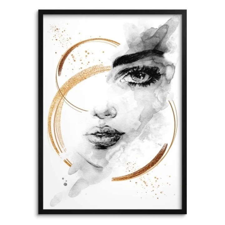 Plakat modern cu rama neagra, Naklejkomania, 70x100cm, design minimalist, calitate fotografica