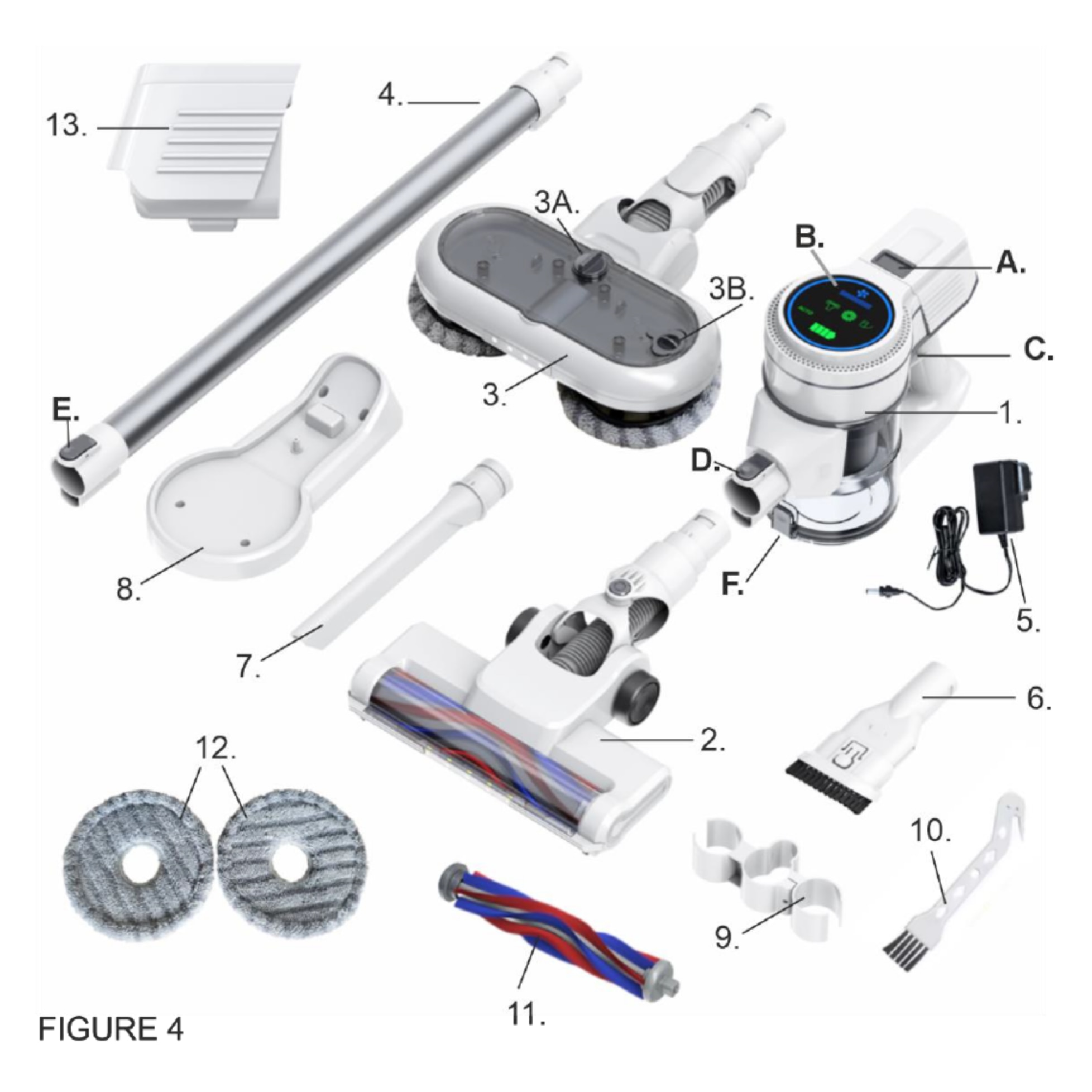 Aspirator Vertical 2 In 1 Cu Accesorii, Camry, Cr7075, Executie De Inalta Calitate, Putere Maxima 350 W, Atentie La Detalii, Filtrare In 3 Etape Cu Filtru Hepa 12, Negru, 2 Acumulatori Li-Ion
