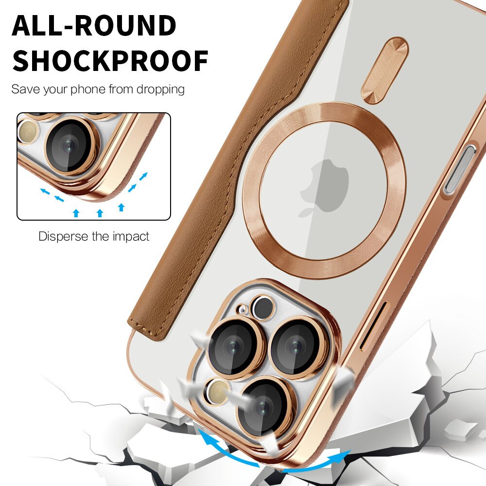 Husă pentru iPhone 16 Pro Max, Stef's Cat, Piele ecologică, Brown, Protecție completă