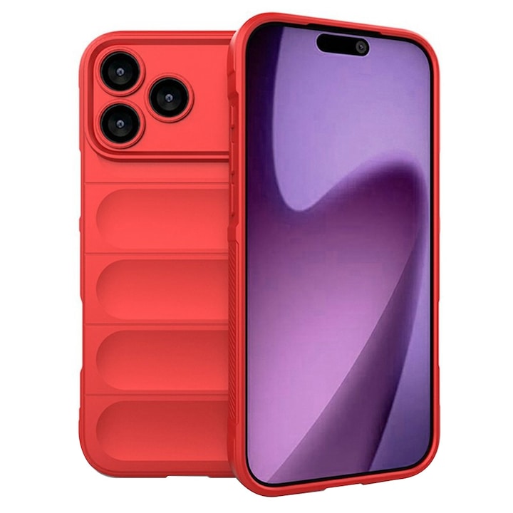 Husa antisoc pentru iPhone 17 Pro Max, Accesorio Magic Shield, Red