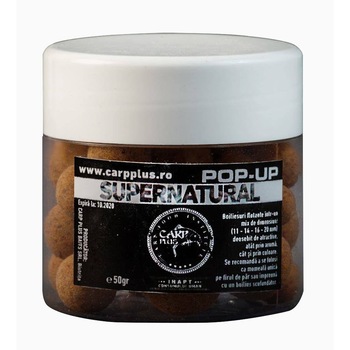 Boilies Carp Plus Baits POP-UP SUPERNATURAL 11-14 mm 50 g Boilies Carp Plus Baits POP-UP SUPERNATURAL 11-14 mm 50 g