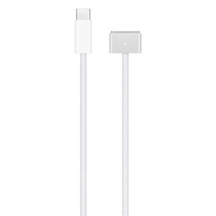 Apple adatkábel, type-c - magsafe 3, gyorstöltő, 200cm, mlyv3zm/a utód, ezüst apple macbook air/pro kompatibilis