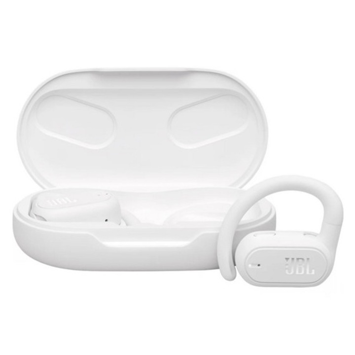 Jbl soundgear sense bluetooth fülhallgató sztereo, v5.3, multipoint, mélyhang kiemelés, ip54 + töltőtok, fehér