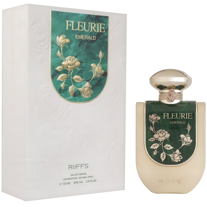 Riiffs Fleurie Emerald női parfüm szett 100ml, 2ml mintával