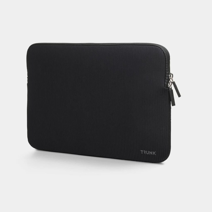 Térdre tehető laptop táska, Ribbet Velvet modell, 13", fekete