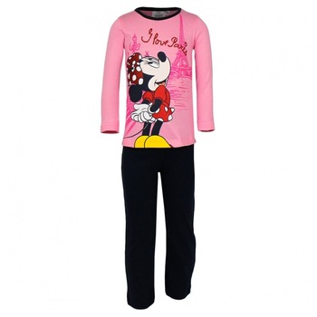 Pijamale Disney, Minnie Mouse, Roz/Negru