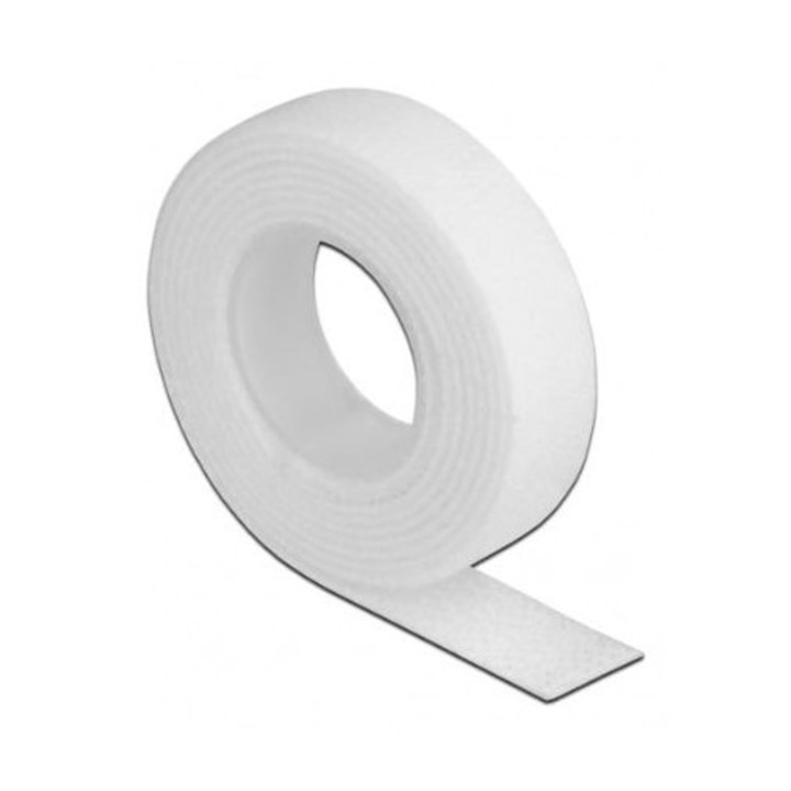 Banda adeziva Lanview, 10m x 20mm, alb