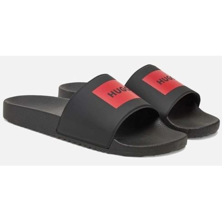 Slapi pentru barbati Hugo 50548061 10208293 001, poliester, negru