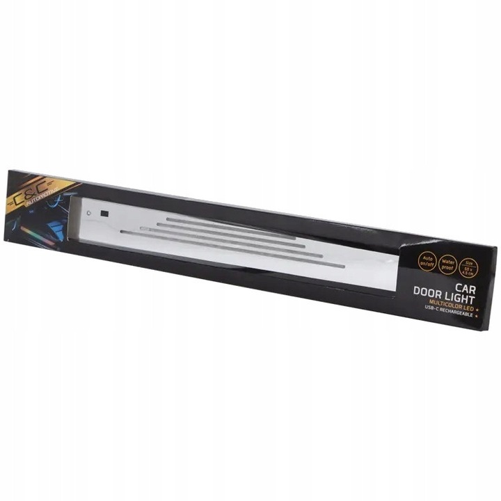 C&C LED ajtóvilágítás, USB-C, 25 mód, 50x4,5cm