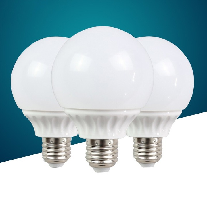 6 db LED izzó csomag, E27, 7W, 700 lm, meleg fény (3000K)