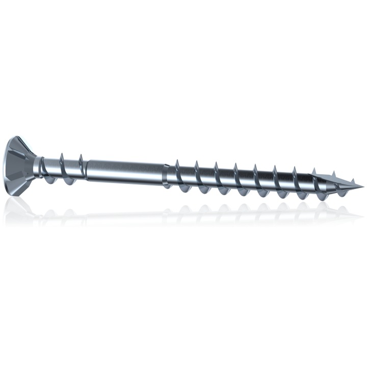 Holsuruburi de ajustare cu cap inecat Torx Reisser 4.5x70 mm otel zincat, 140 bucati, pentru lemn