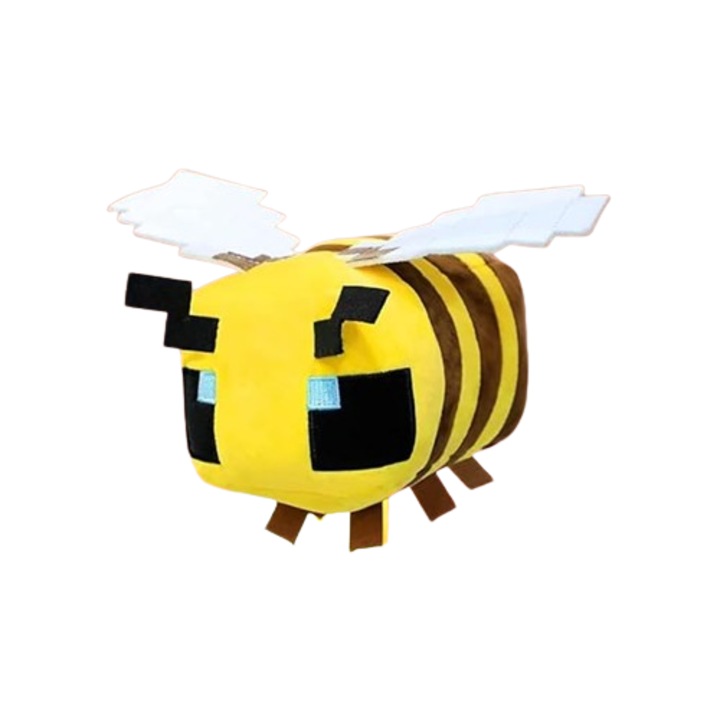 Albina de jucarie, tip Minecraft, plus, 20x16x15 cm