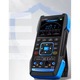 Osciloscop digital FNIRSI 2C53T 3-in-1, 2 canale, 50MHz, acumulator 3000mAh, albastru, 167x89x35mm