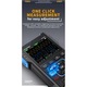Osciloscop digital FNIRSI 2C53T 3-in-1, 2 canale, 50MHz, acumulator 3000mAh, albastru, 167x89x35mm