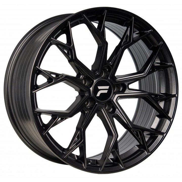 Janta aliaj Flowtec SPYDER Black Matt 8x18 5x108 et45