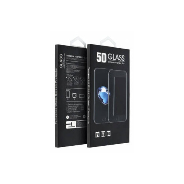 Folie Protectie OEM Motorola Moto G04s / E14 / G24 Power / G04 / G24 Sticla Securizata Full Glue 5D Negru