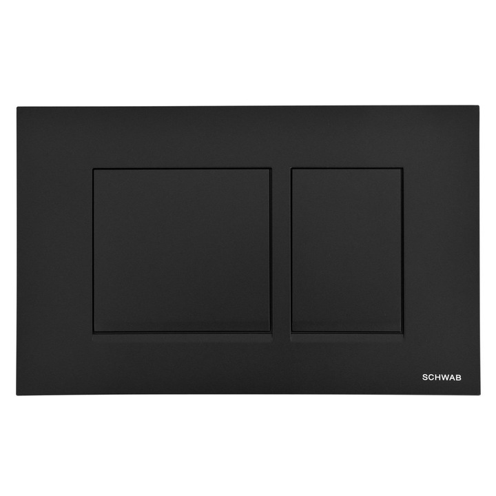 Szerelvények és kiegészítők, SCHWAB, zúzott tölgy, 246x159x12 mm, fekete, 1 db.