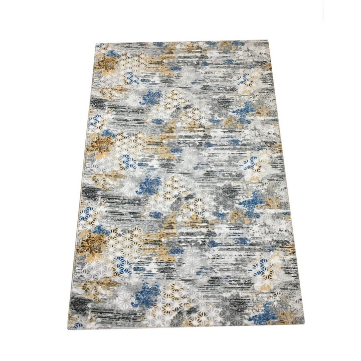 Covor Antiderapant Yildiz, Multicolor, Poliester, 150 x 230 cm
