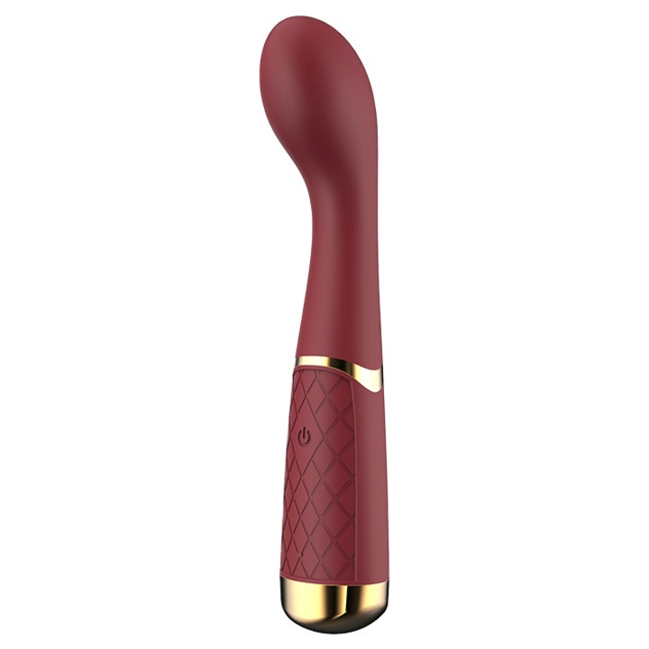 G-pont vibrátor Dream Toys Romance Lucy, rubinvörös, 3 sebesség, 7 ritmus, vízálló