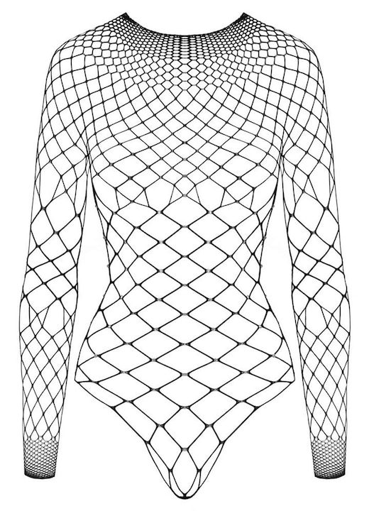 Lenjerie sexy, Boys Of Toys, Body Fantasy L, culoare neagra, material elastic, S-L INTL