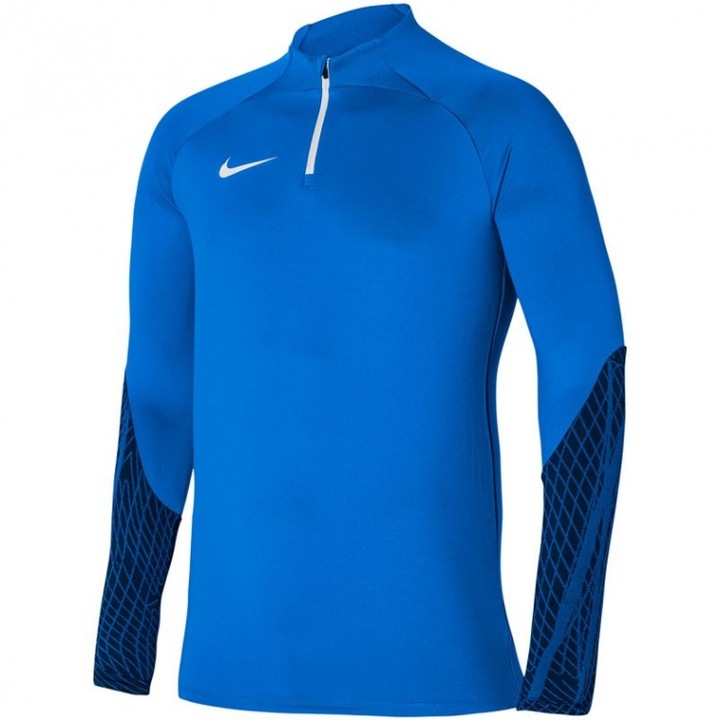 Hanorac sport barbati Nike, albastru, cu fermoar 1/2