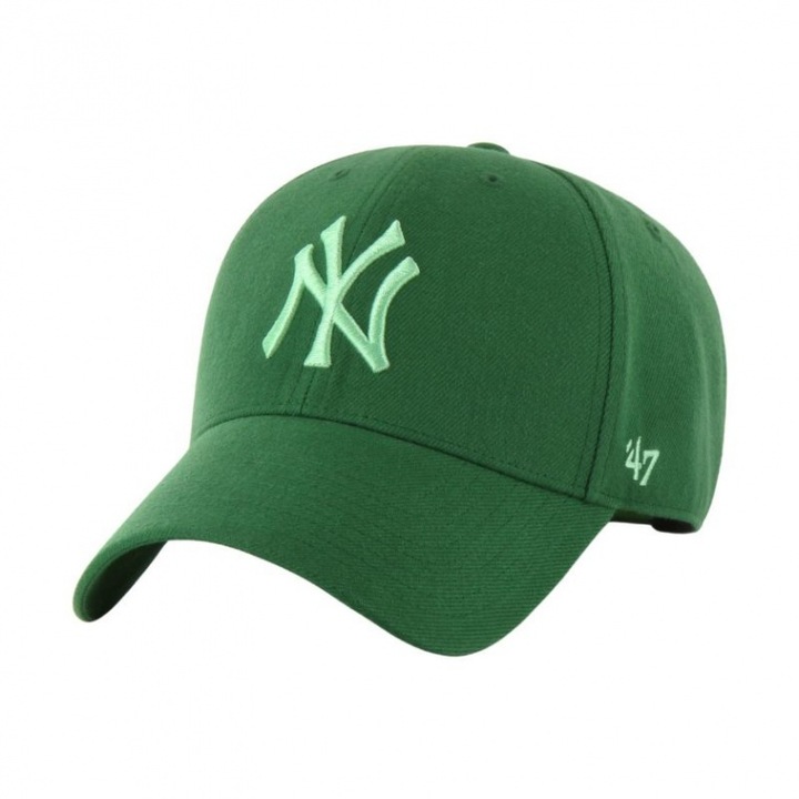 47 Brand New York Yankees csúcsos sapka, zöld, állítható