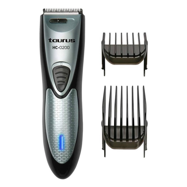 Taurus Masina de tuns HC-0200, 3.6V, Negru/Argintiu, lungime taiere 0.8-1.8mm, set accesorii