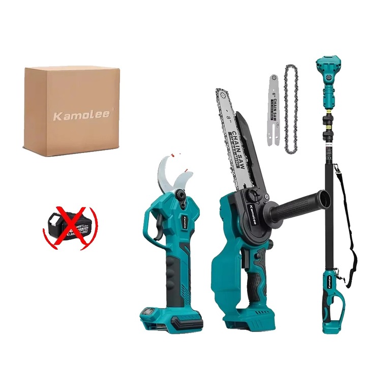 Fierastraie cu lant electric, telescopic, set complet 50mm, 6-8inch, 250cm