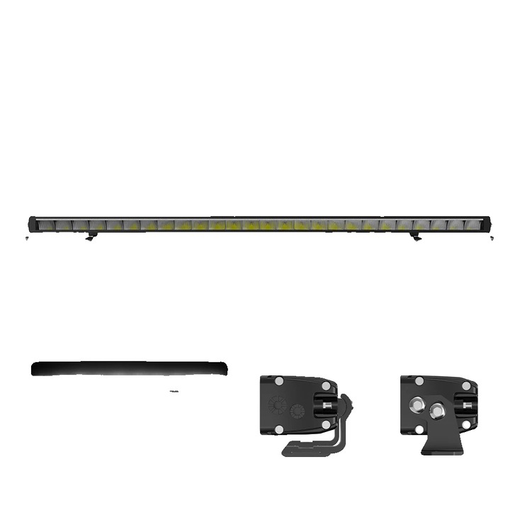 Bara LED 52inch, tip fascicul combinat, rezistent la apa, montare laterala ajustabila