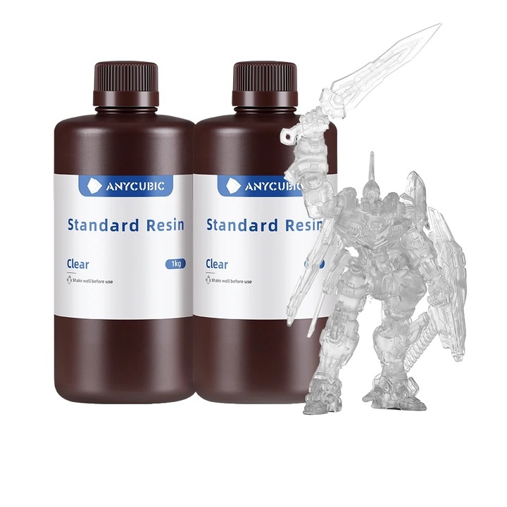 Rasina 3D, 2KG, átlátszó, gyors kikeményedési idő, nagy pontosság